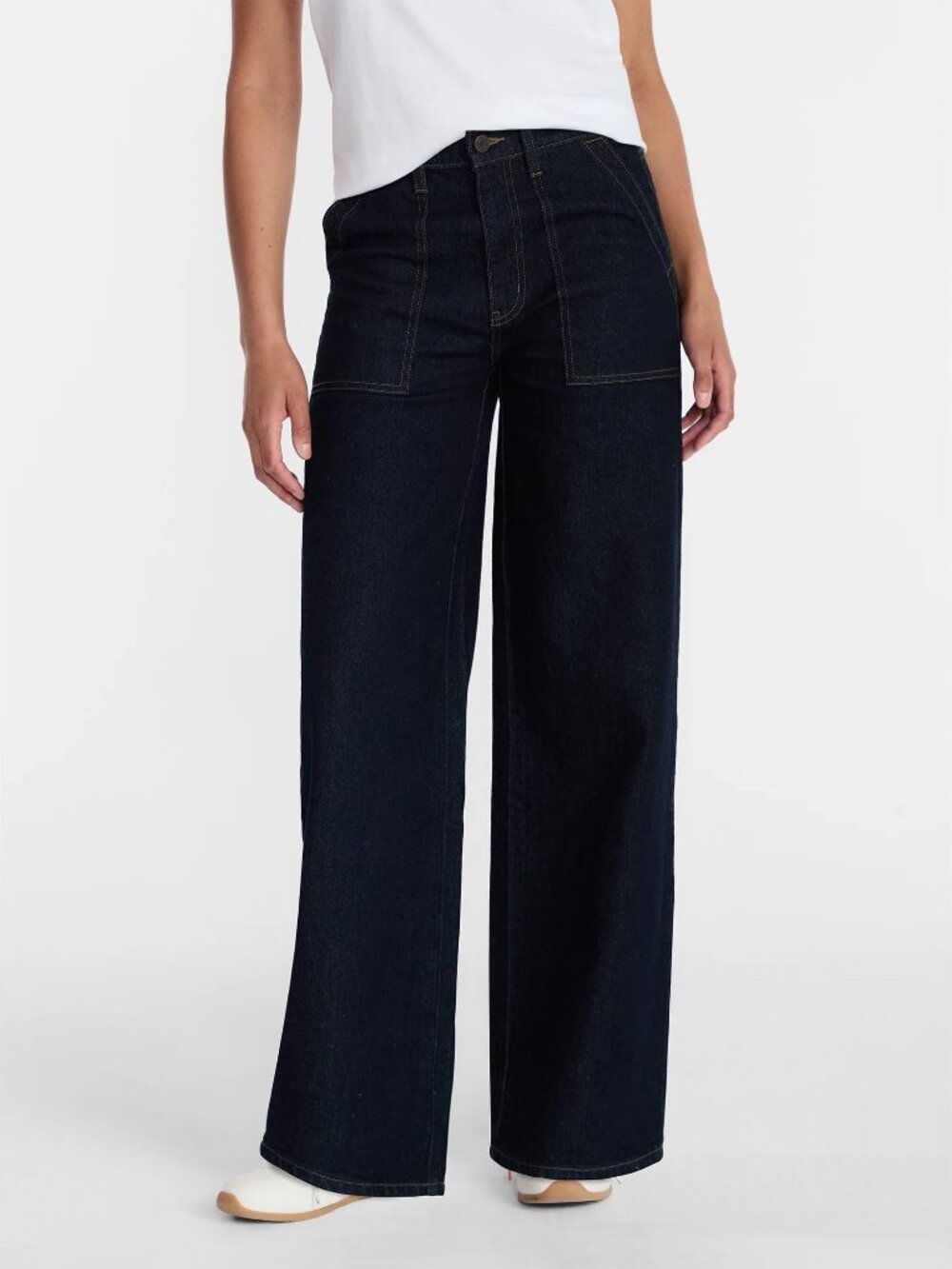 Time and Tru Women's Mid Rise Utility Trouser, 31" Inseam, Sizes 4-